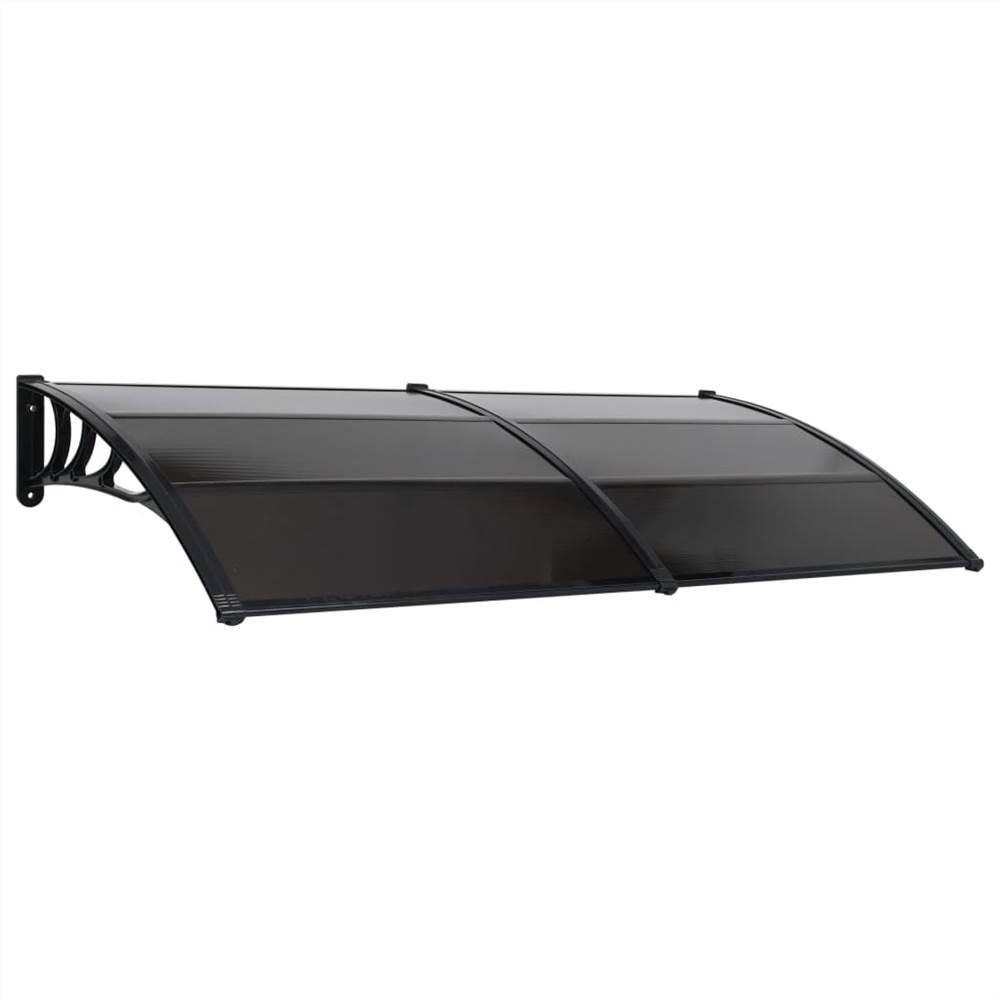 

Door Canopy Black 240x100 cm PC