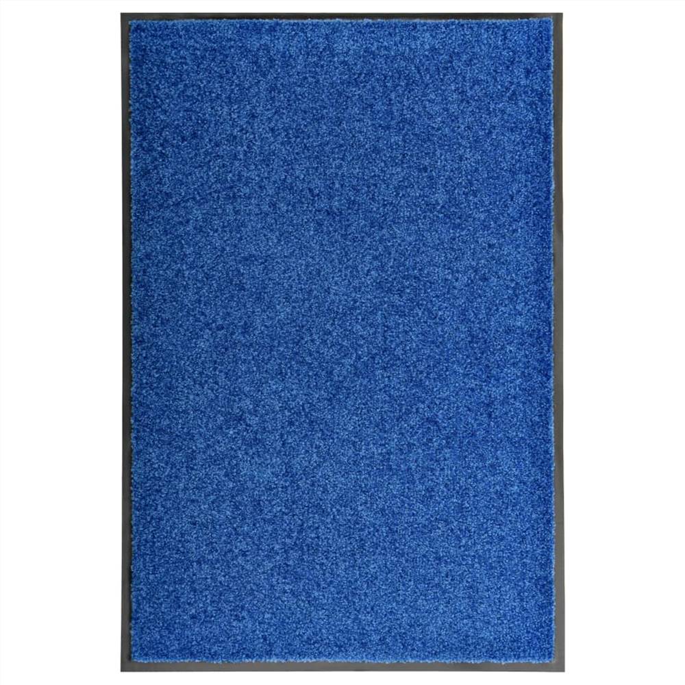 Paillasson Lavable Bleu 60x90 cm