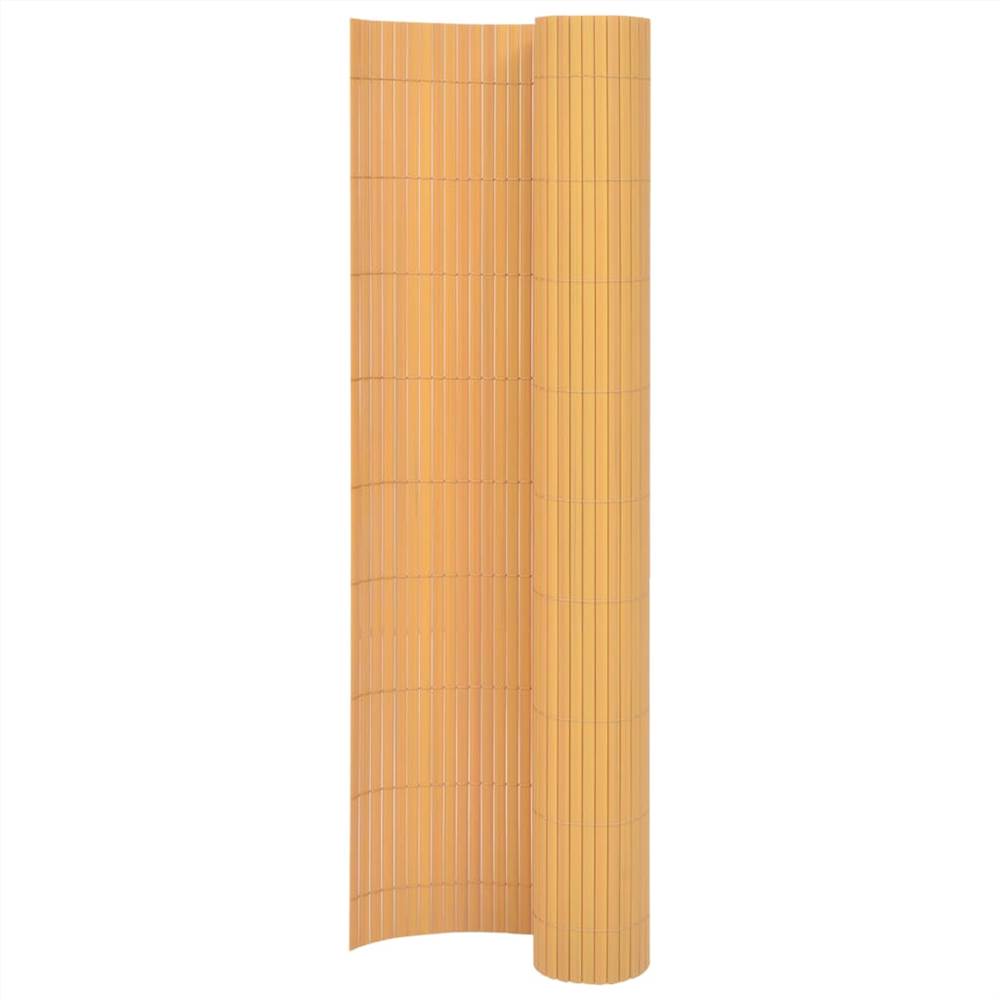 

Double-Sided Garden Fence 170x500 cm Yellow