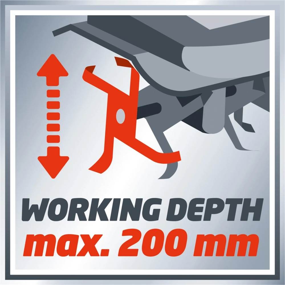 Einhell Cordless Tiller GE-CR 30 Li Brushless-Solo Red 3431200