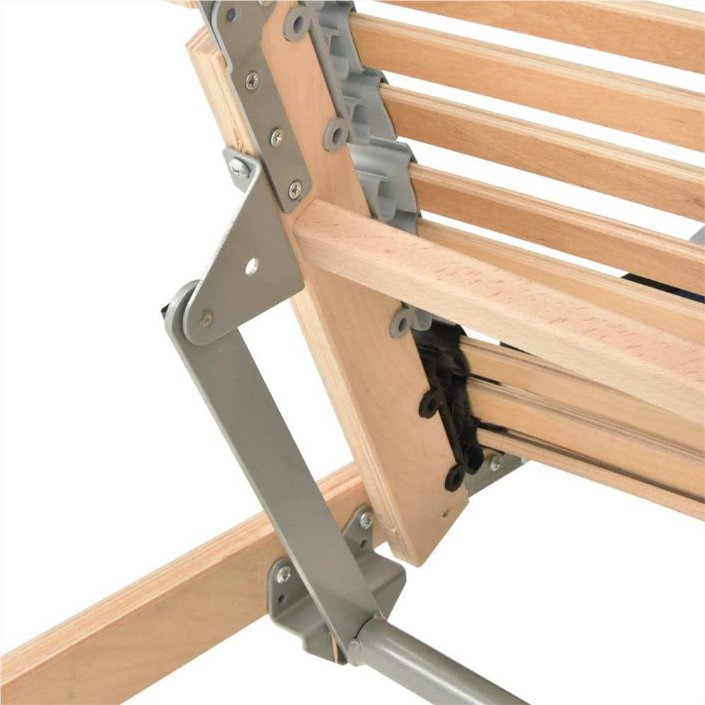 Electrical Slatted Bed Base with 28 Slats 7 Zones 80x200 cm