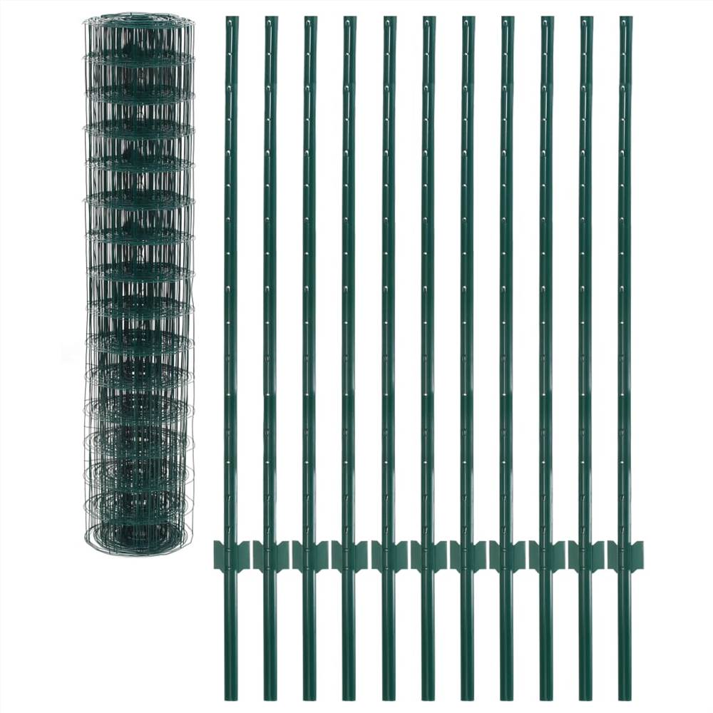 Euro Fence Steel 20x1.2 m Green