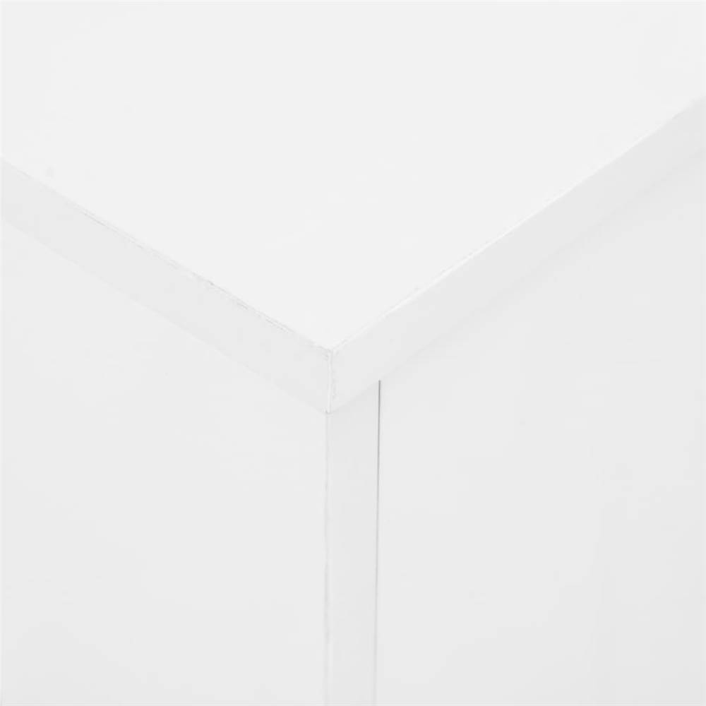 Extendable Dining Table High Gloss White 175x90x75 cm