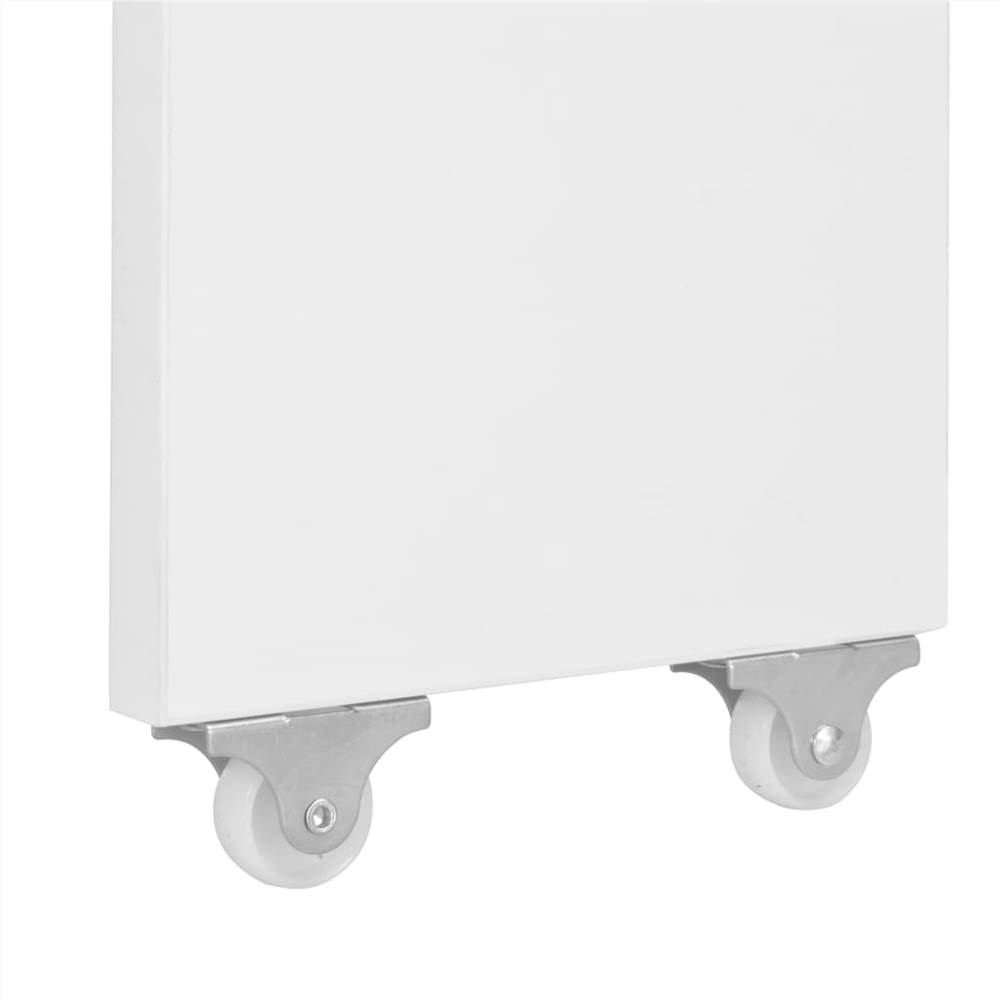 Extendable Dining Table High Gloss White 175x90x75 cm