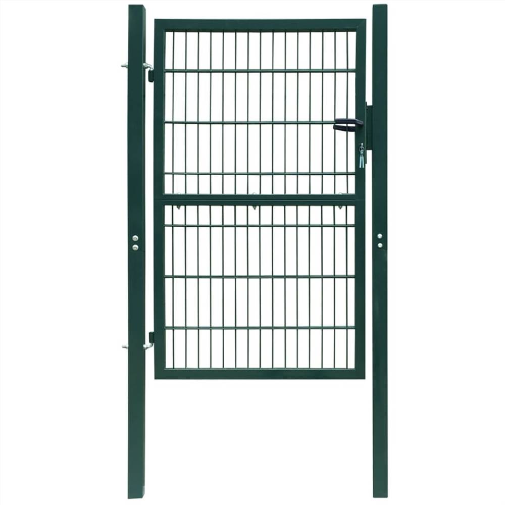 

Fence Gate Steel 103x250 cm Green