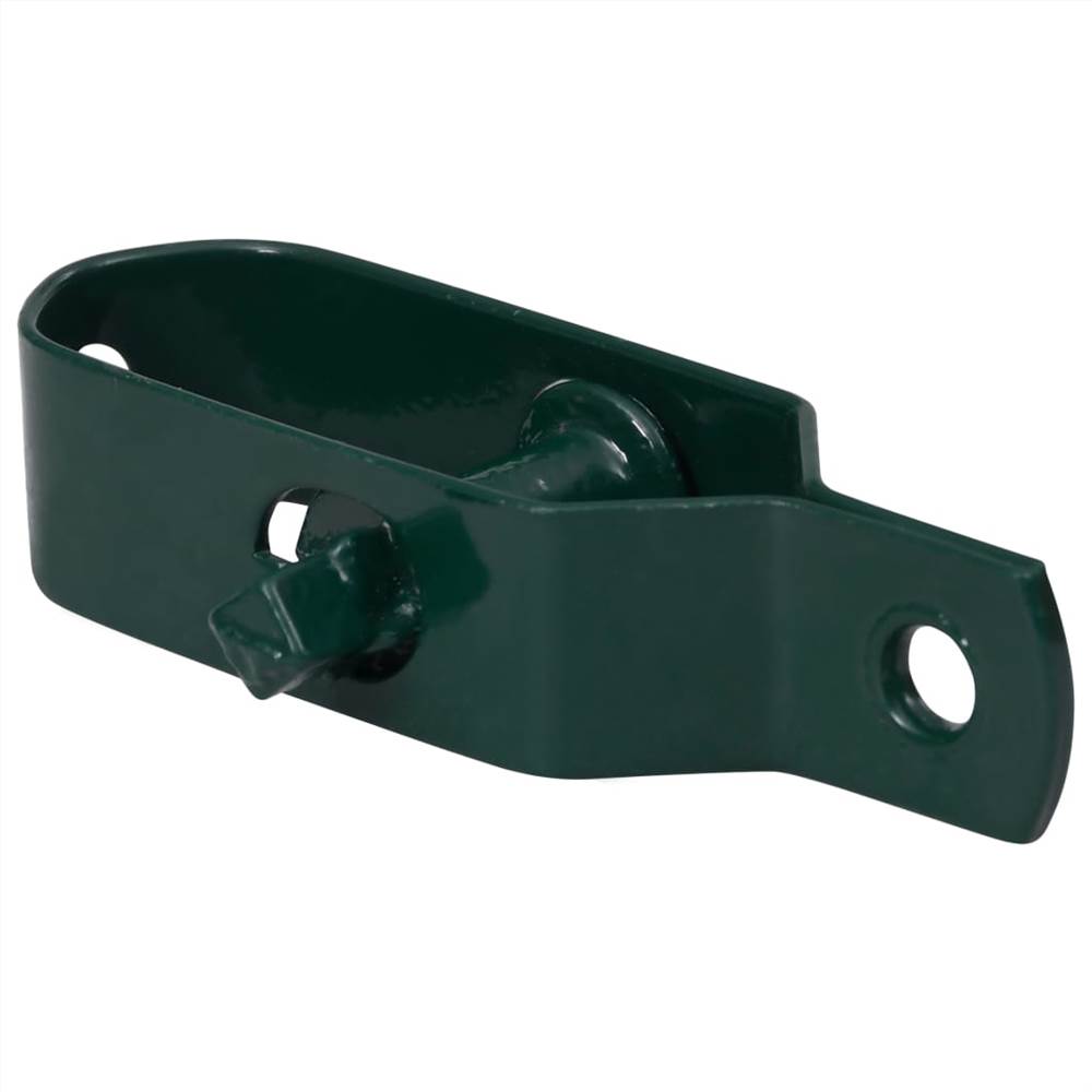 Fence Wire Tensioners 100 pcs 90 mm Steel Green