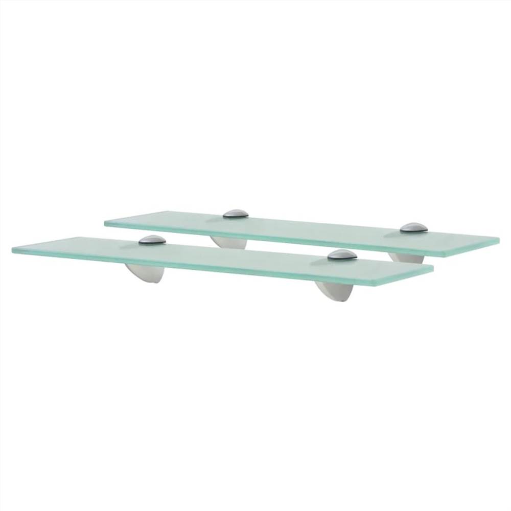 

Floating Shelves 2 pcs Glass 40x10 cm 8 mm