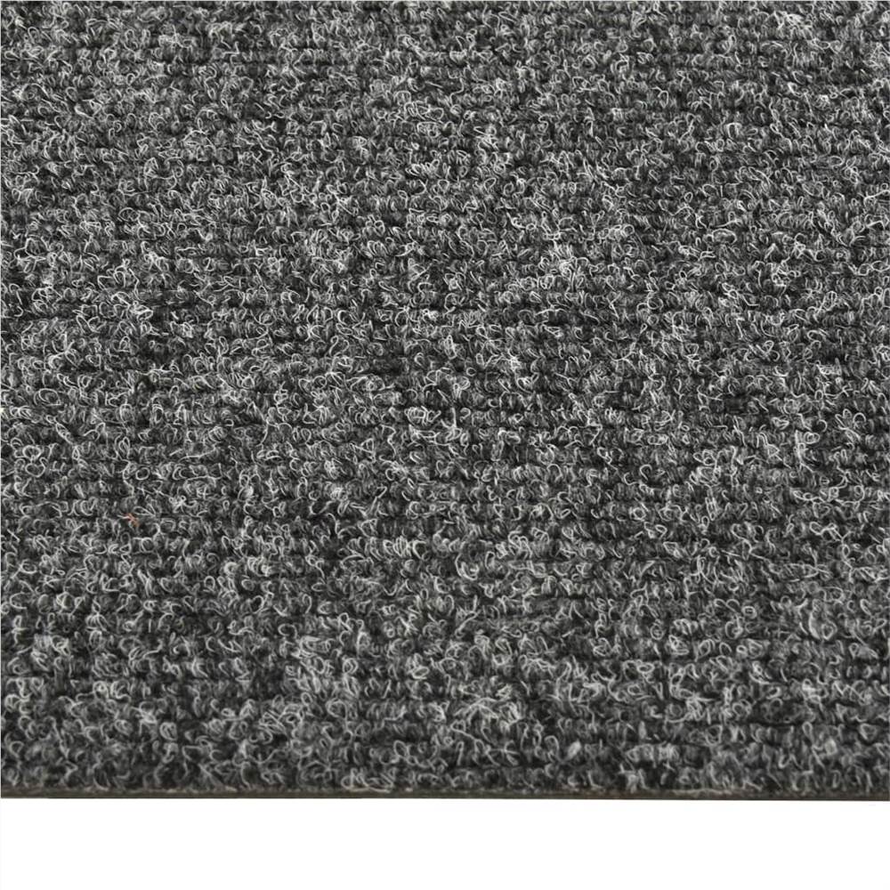 Floor Carpet Tiles 20 pcs 5 m² Dark Grey