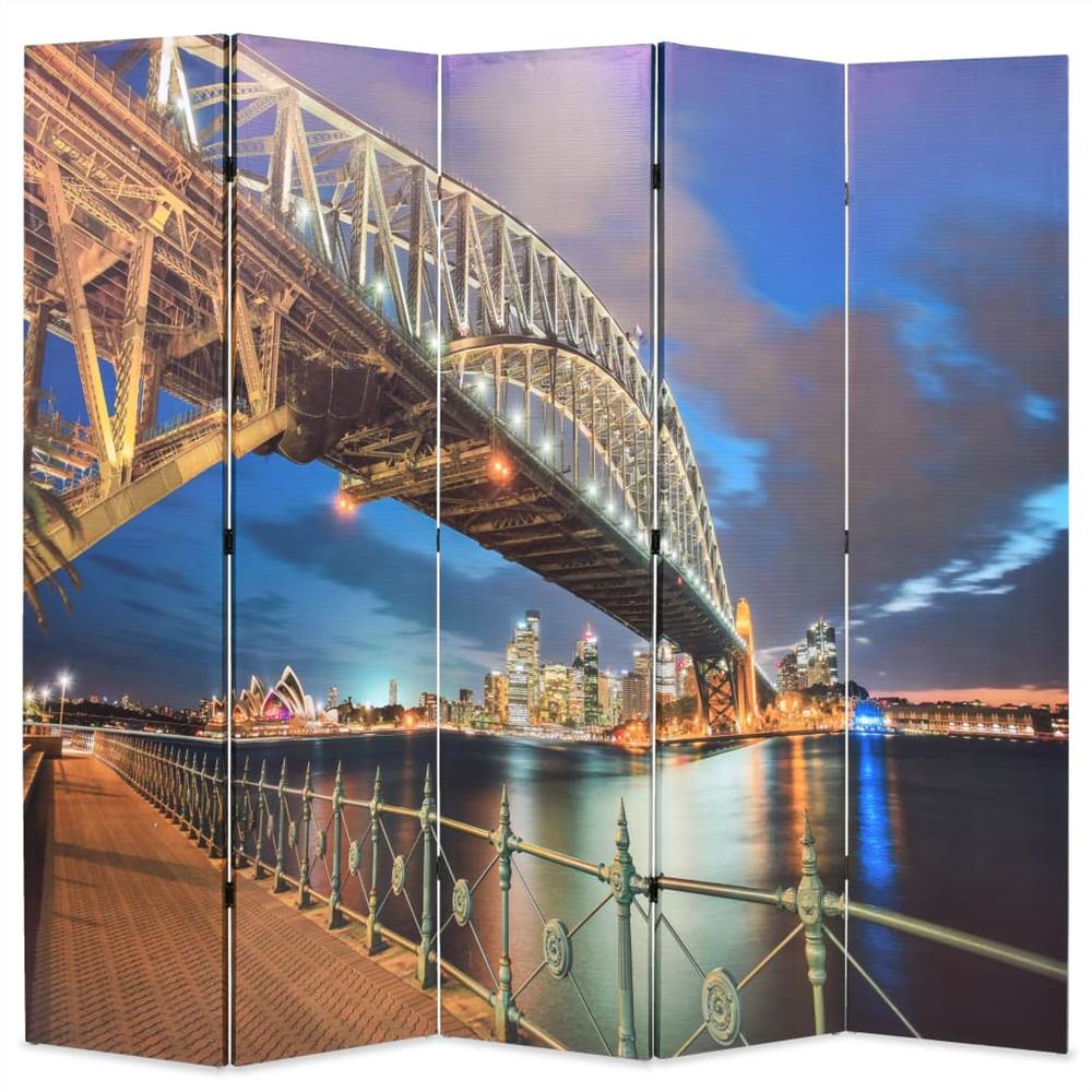 Складная перегородка 200x170 см Sydney Harbour Bridge