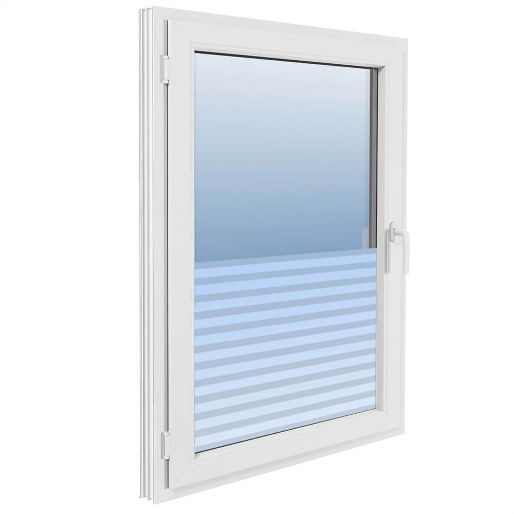 Frosted Privacy Window Film Adhesive Stripes 0.9x100 m