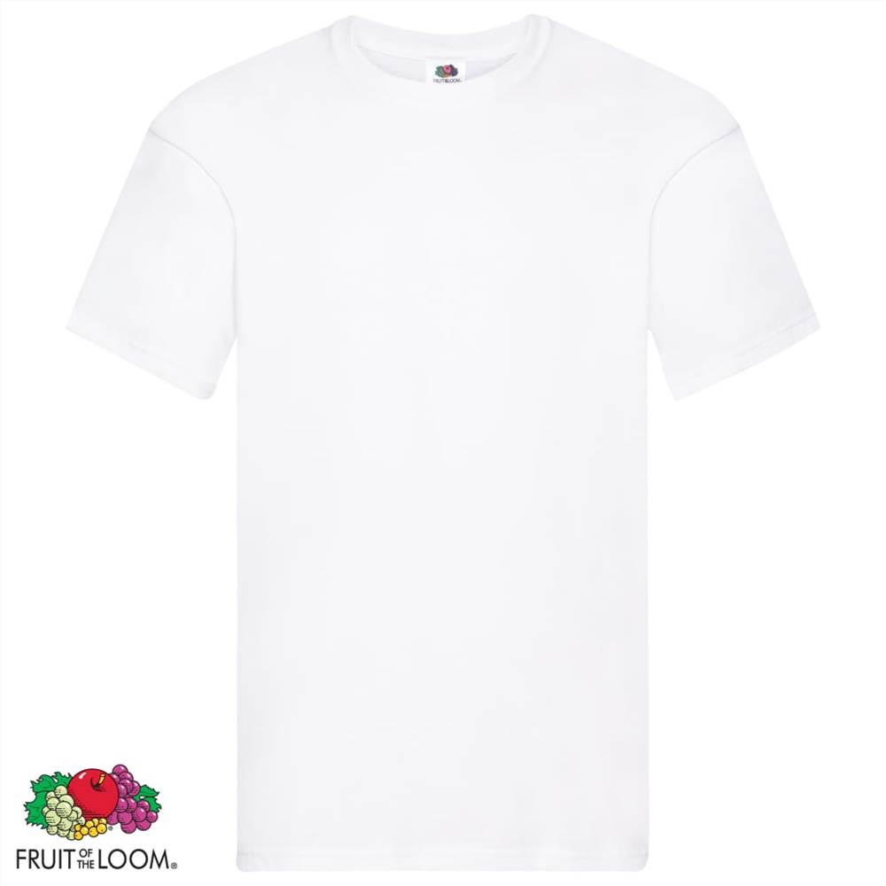 Fruit Loom White T Shirts