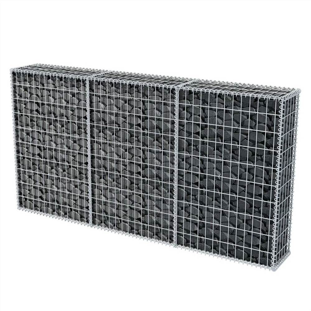 Gabion Basket Galvanised Steel 200x30x100 Cm 10 Gabion Basket Galvanised Steel 200x30x100 cm