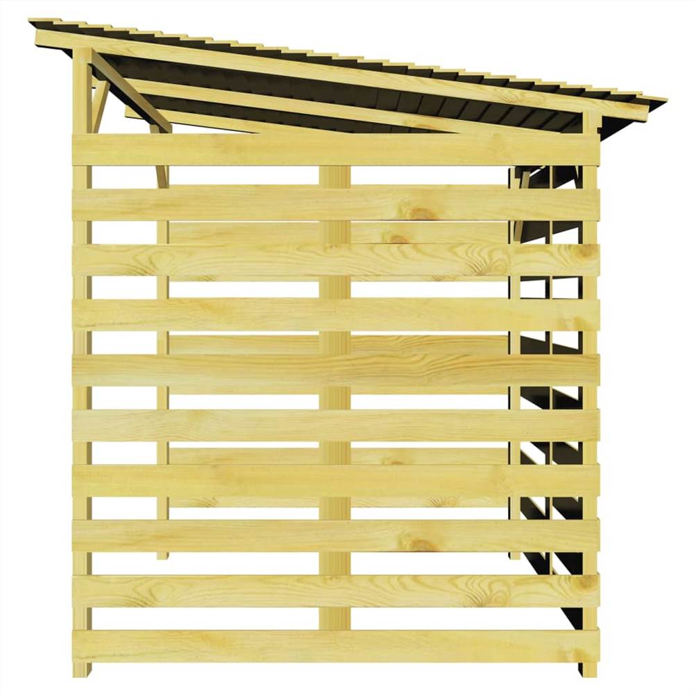 Garden Firewood Storage Shed Impregnated Pinewood