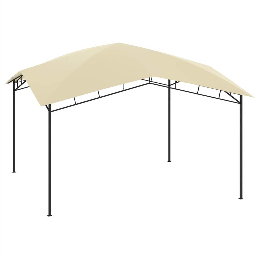 

Garden Gazebo 4x4x2.9 m Cream 180g/m²