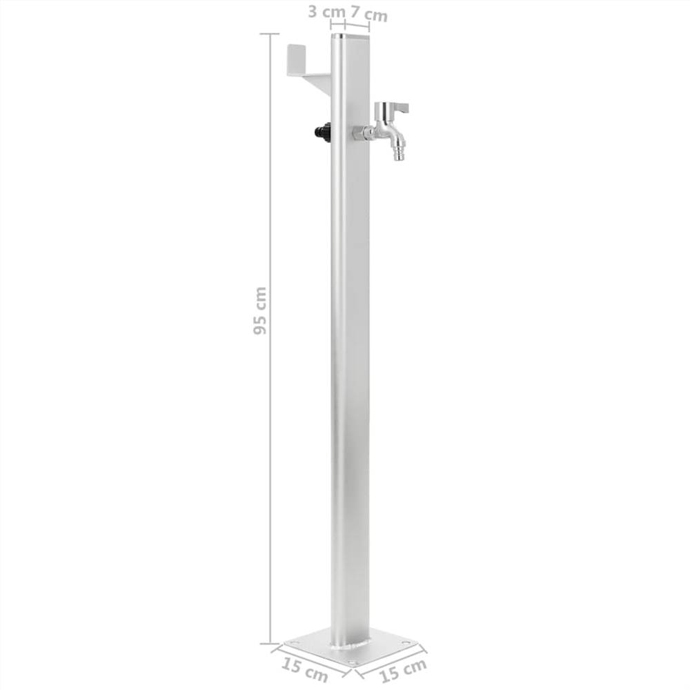 Garden Water Column Aluminium 95 cm
