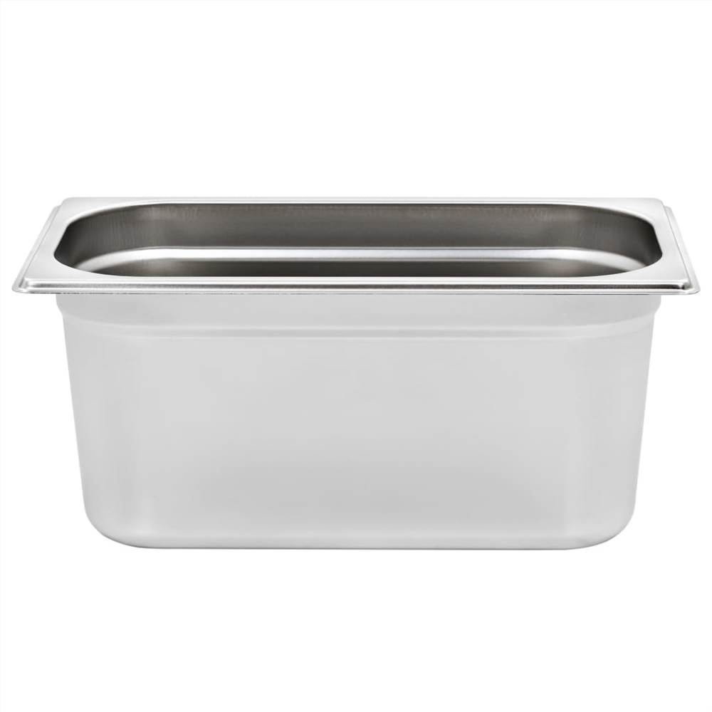 Gastronorm Containers 4 Pcs GN 1/3 150 Mm Stainless Steel