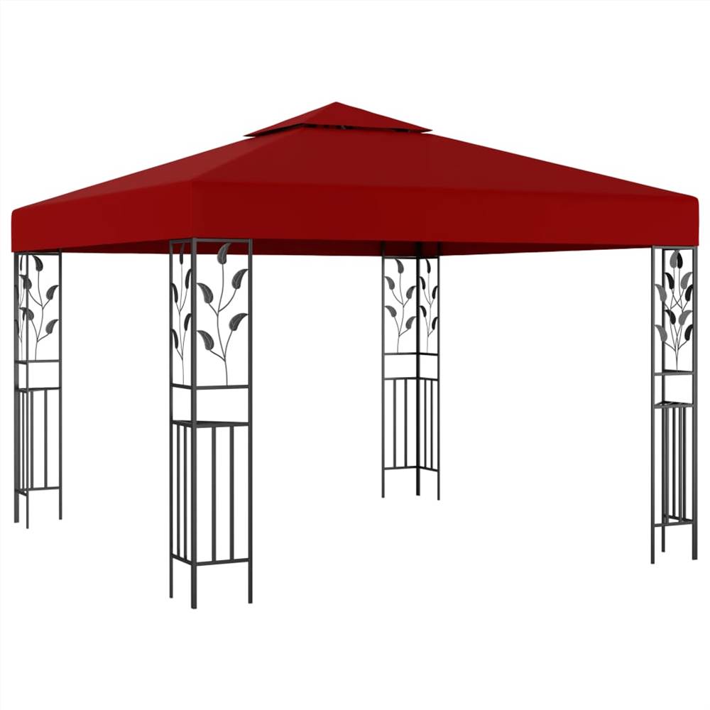 

Gazebo 3x3 m Wine Red