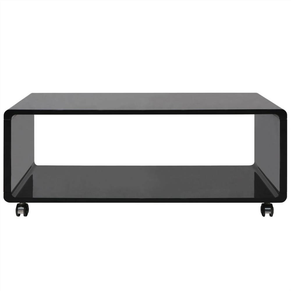 High Gloss Coffee Table Black