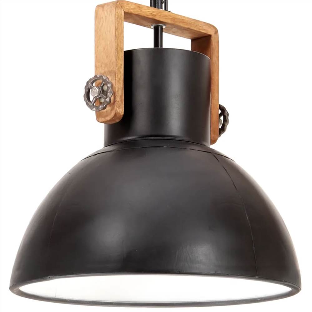 

Industrial Hanging Lamp 25 W Dead Black Round 40 cm E27