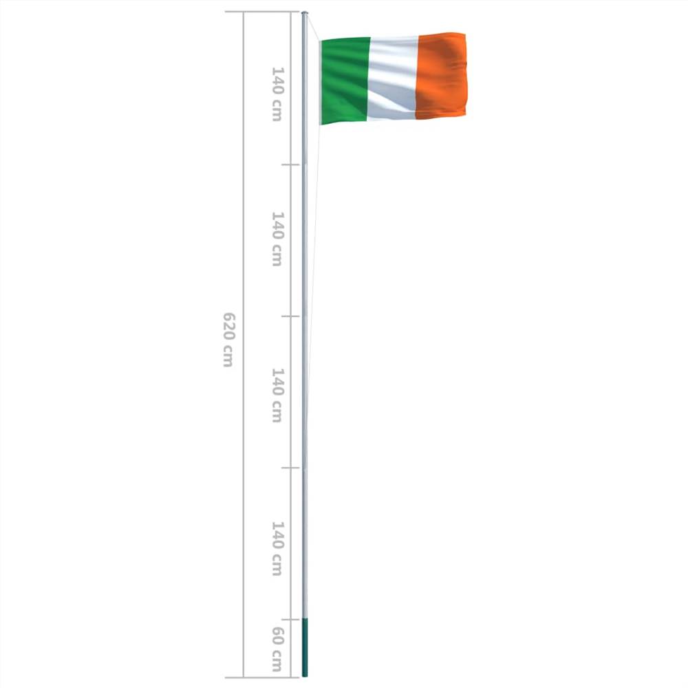 Ireland Flag and Pole Aluminium 6,2 m