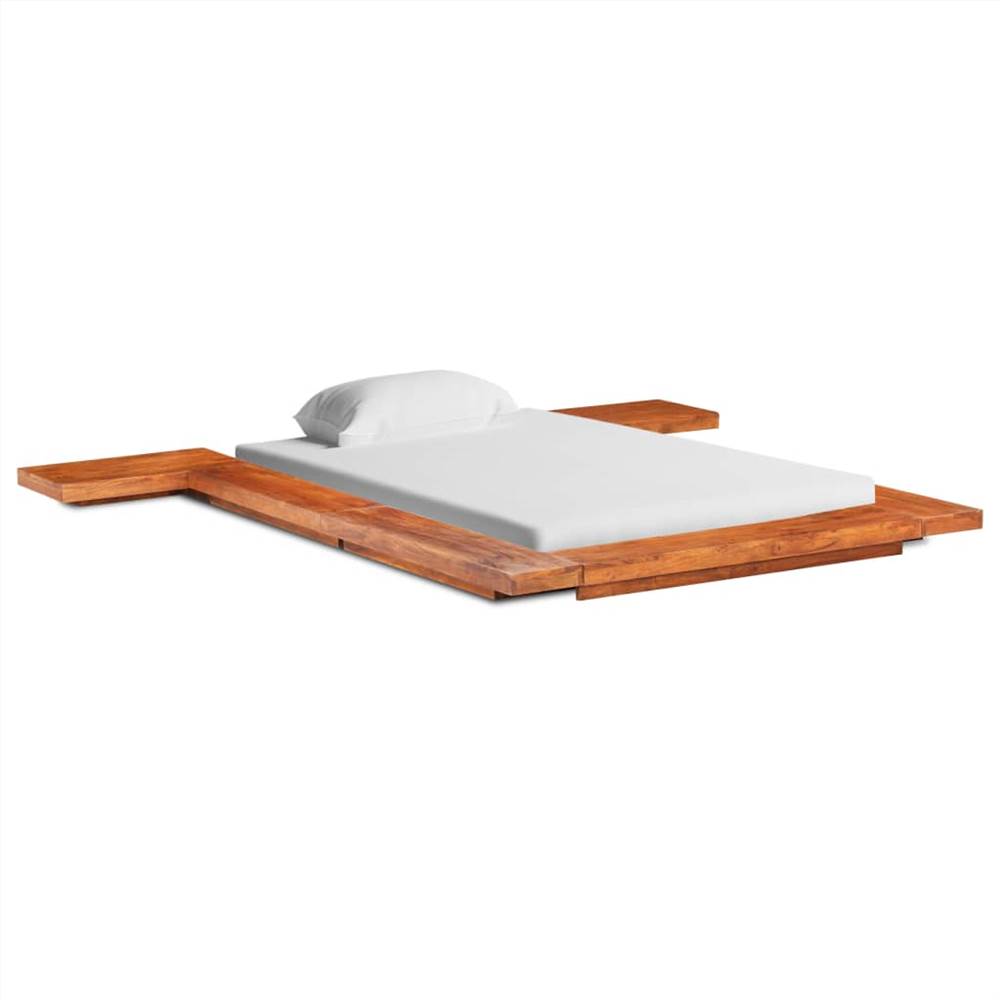Japanese Futon Bed Frame Solid Acacia, King Futon Bed Frame