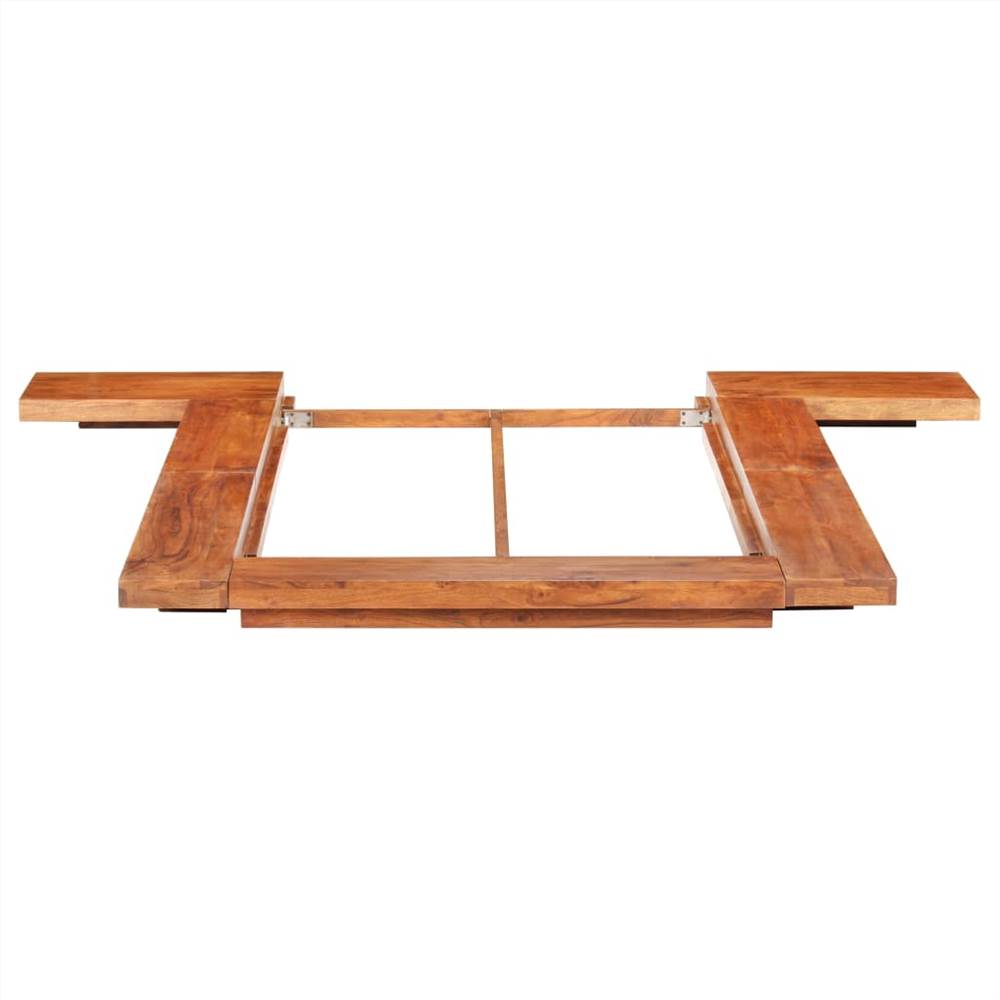 Japanese Futon Bed Frame Solid Acacia Wood 100x200 cm