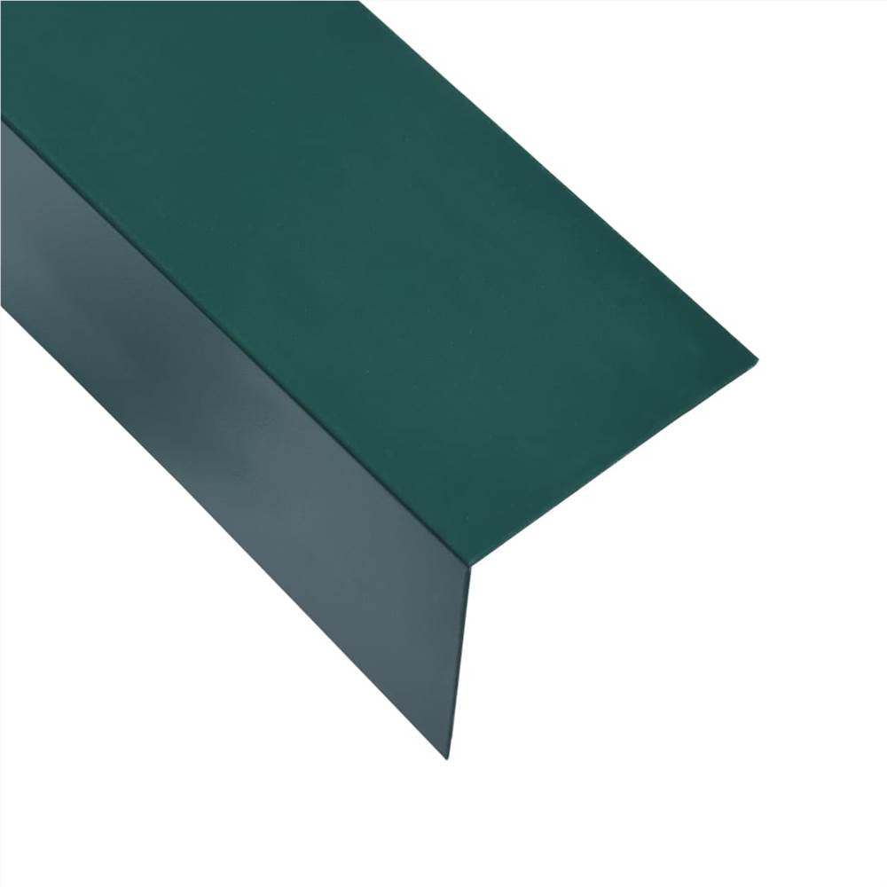 

L-shape 90° Angle Sheets 5 pcs Aluminium Green 170cm 60x40 mm