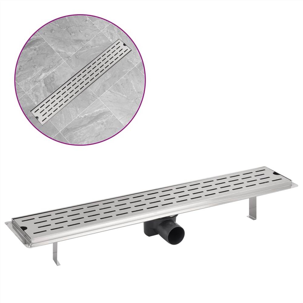 Linear Shower Drain Line 730x140 mm Stainless Steel