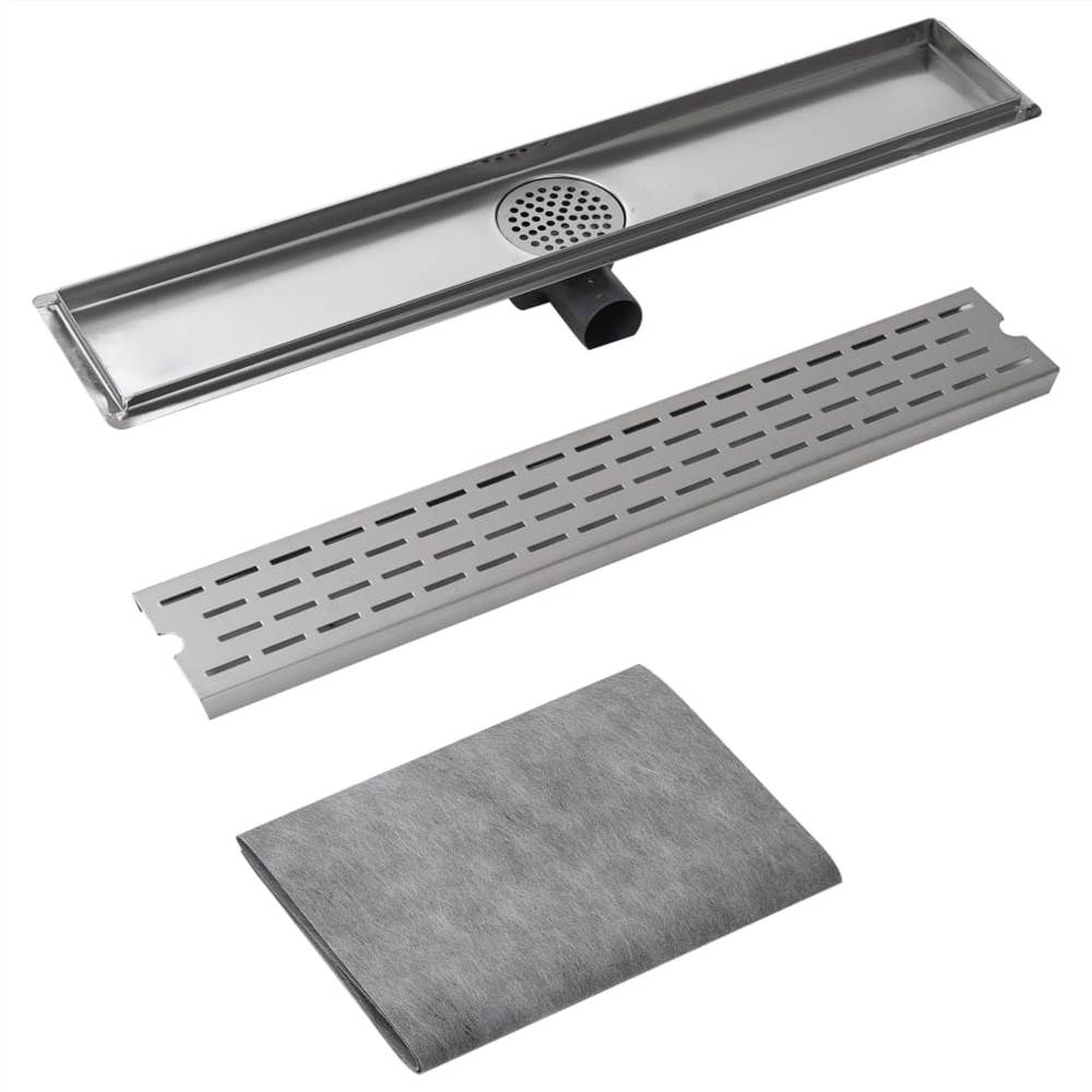 Linear Shower Drain Line 730x140 mm Stainless Steel