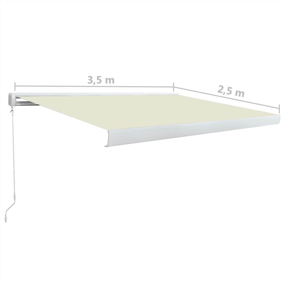Manual Cassette Awning 350x250 cm Cream