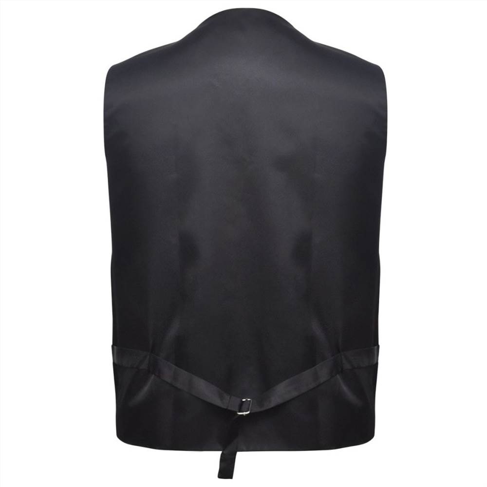 Mens Paisley Wedding Waistcoat Set Size 56 Black