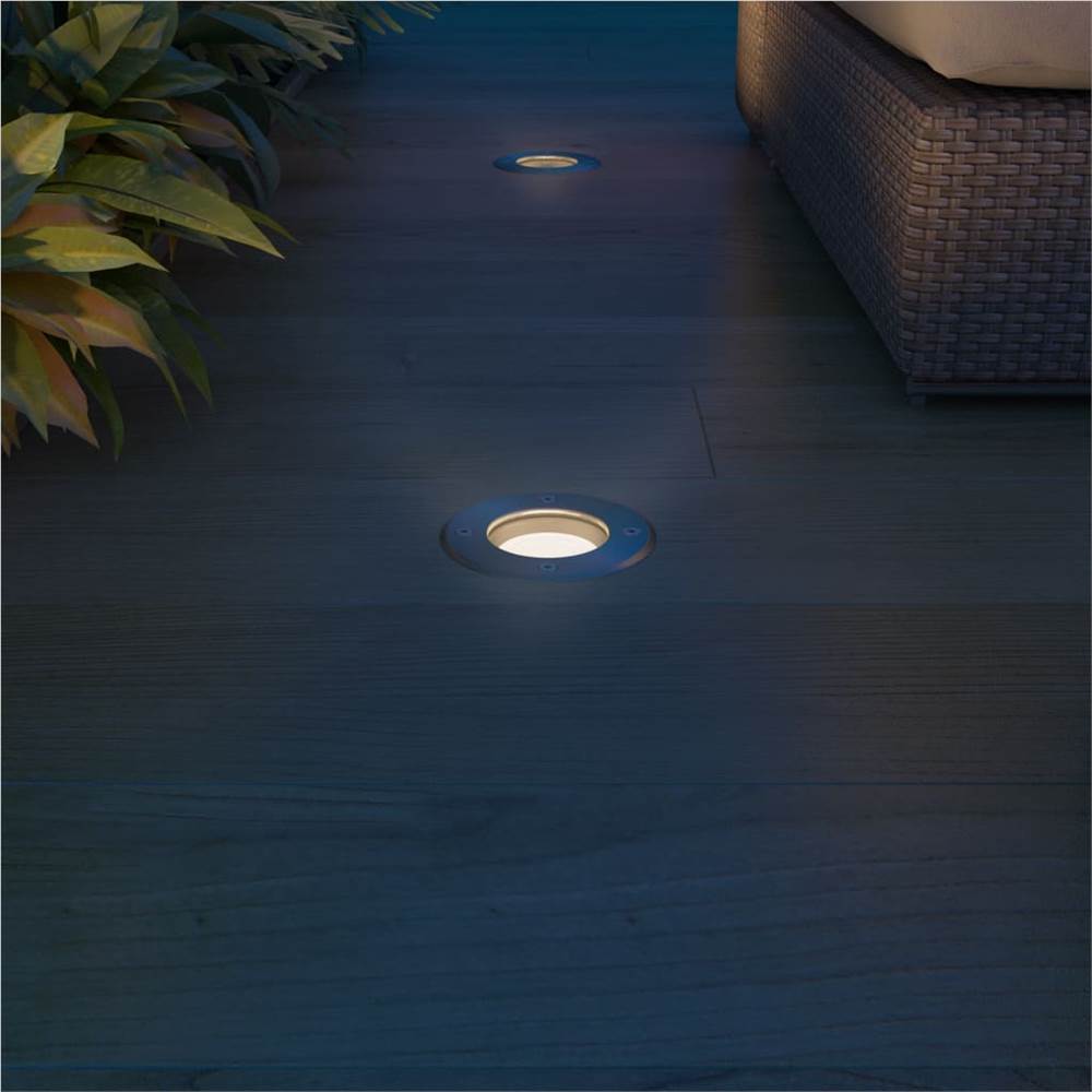 Outdoor LED Ground Lights 3 pcs Round