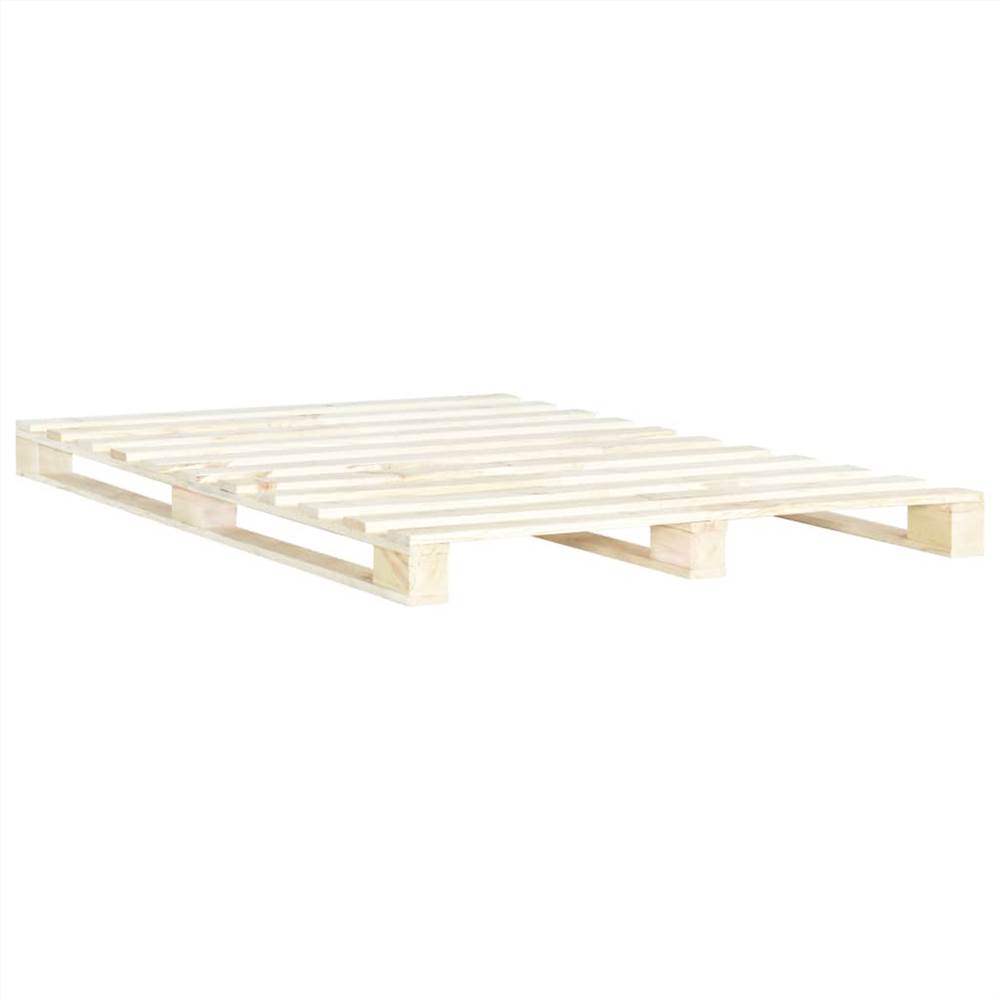 Pallet Bed Frame Solid Pine Wood 160x200 cm