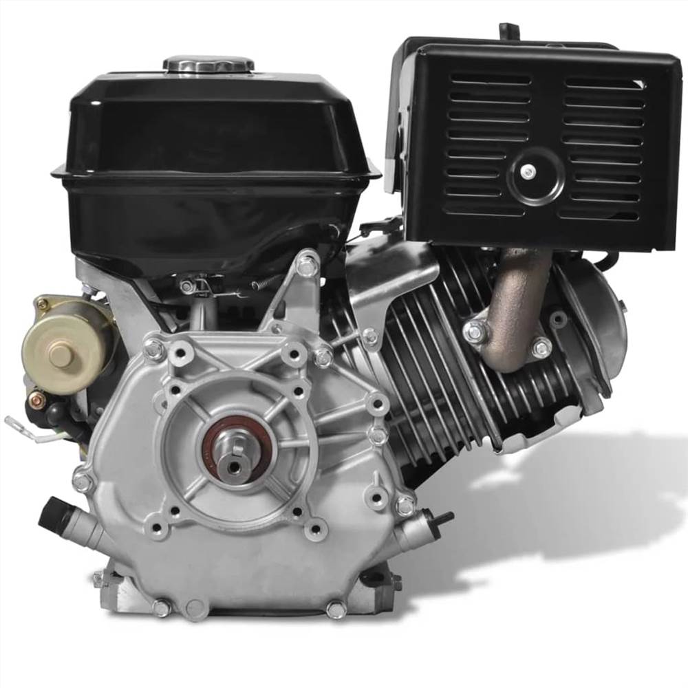 Petrol Engine 15 HP 9.6 kW Black