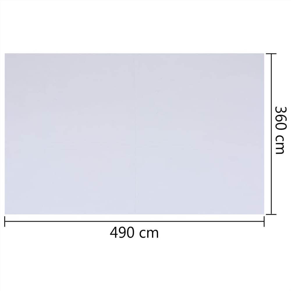 Pool Ground Cloth White 490x360 cm Geotextile