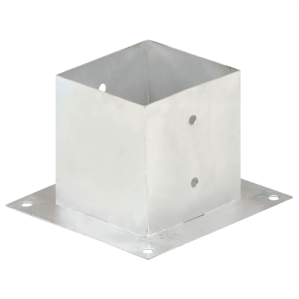 Post Anchors 4 pcs Galvanised Metal 141 mm