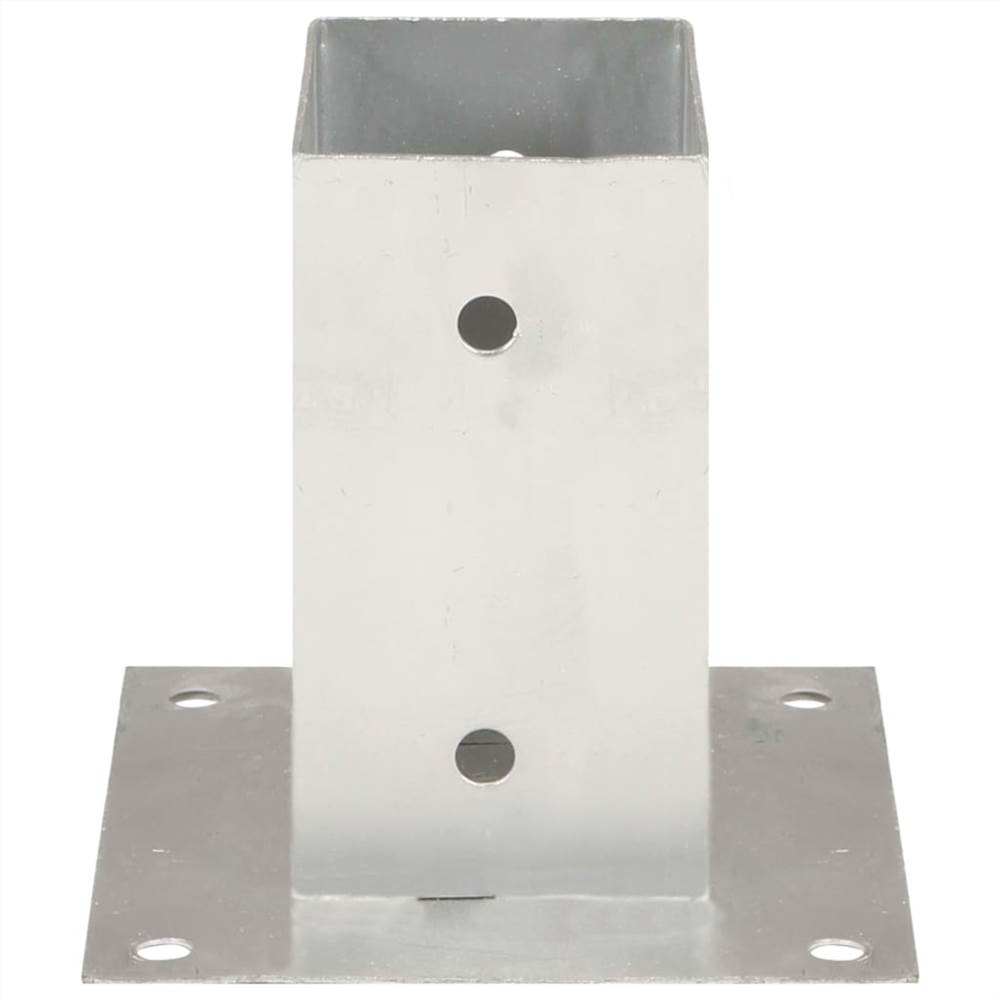 Post Anchors 4 pcs Galvanised Metal 71 mm