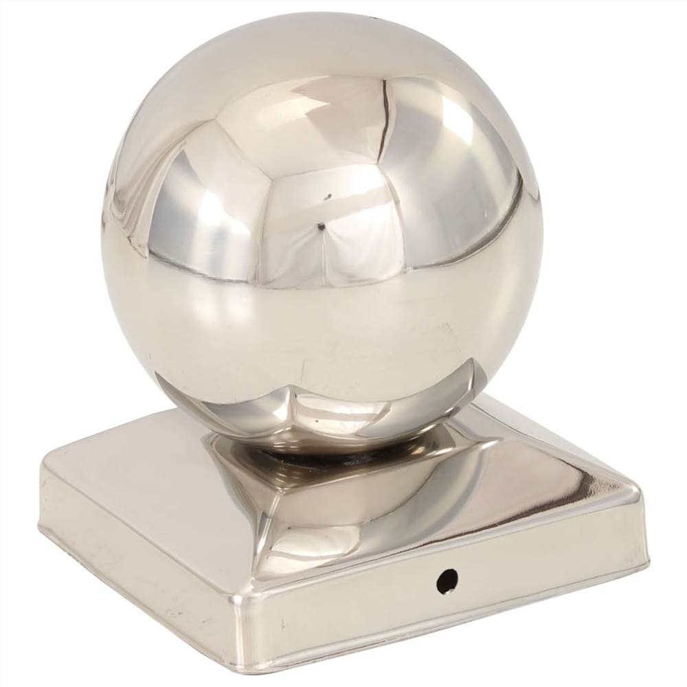 Post Caps 6 Pcs Globe Final Stainless Steel 81x81 Mm 13 Post Caps 6 pcs Globe Final Stainless Steel 81x81 mm