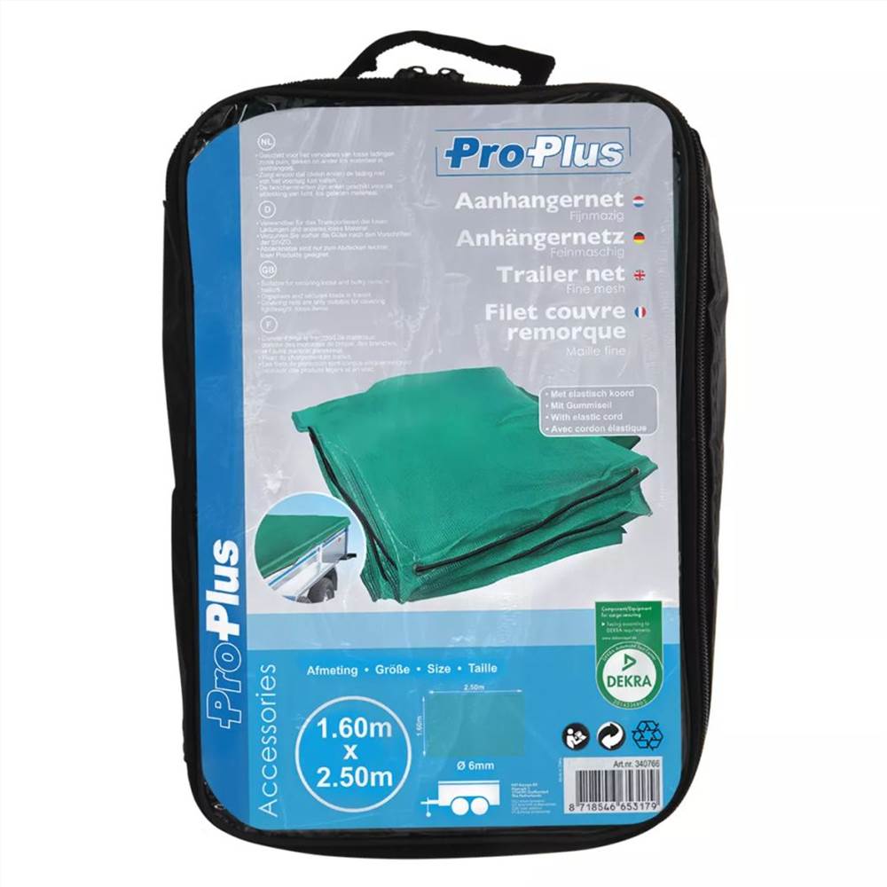 ProPlus 340766 Fine Mesh Trailer Net with Elastic Cord 
