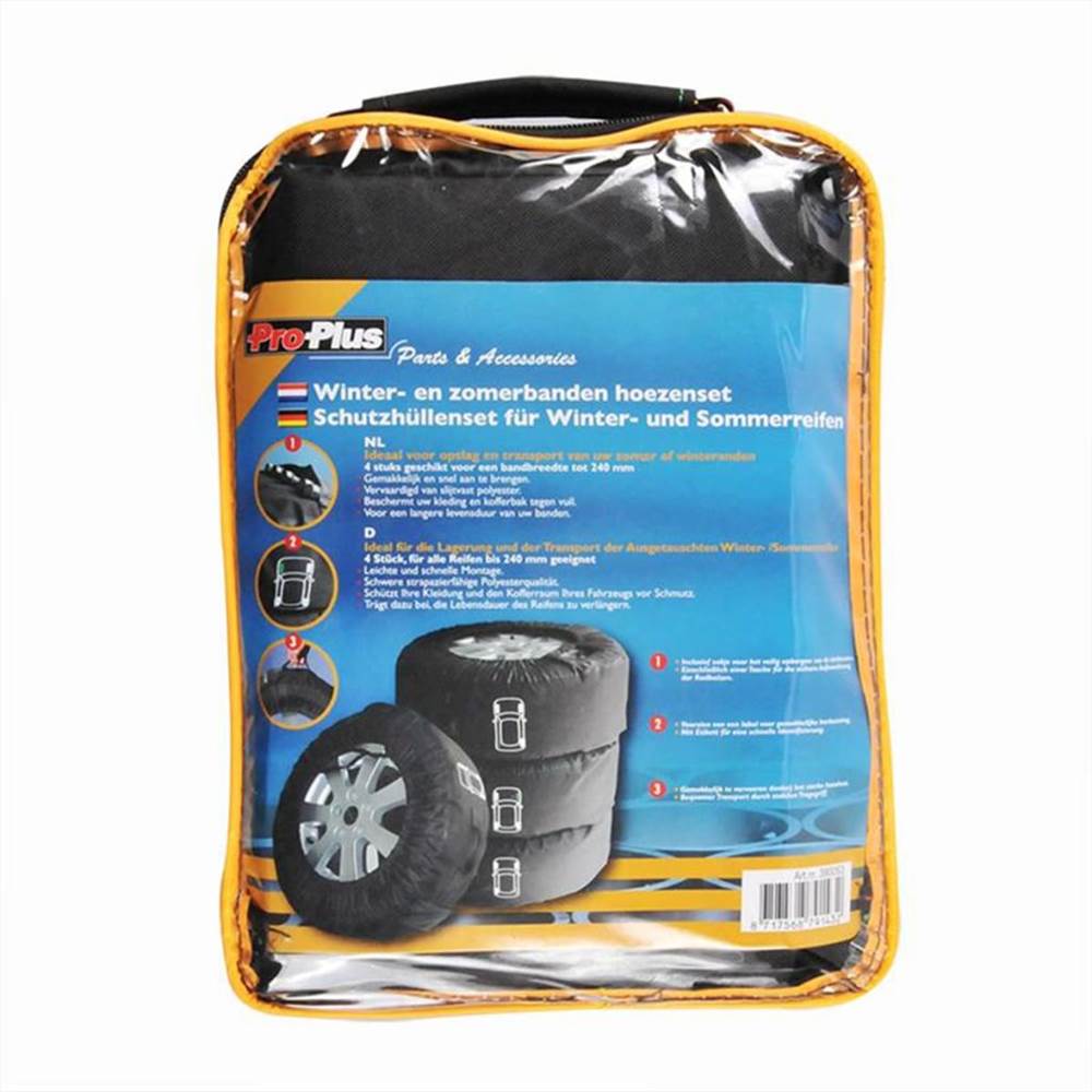 ProPlus Tyre Covers Profi Set of 4 390053