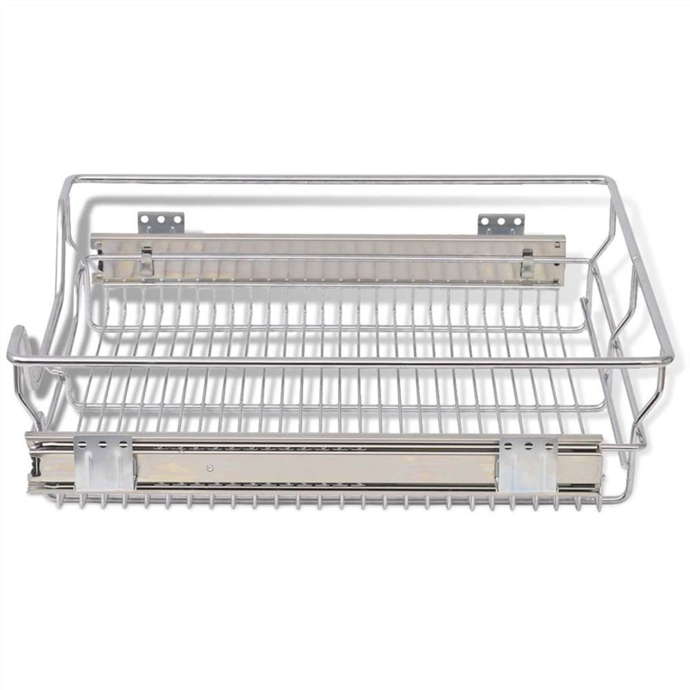 PullOut Wire Baskets 2 pcs Silver 500 mm