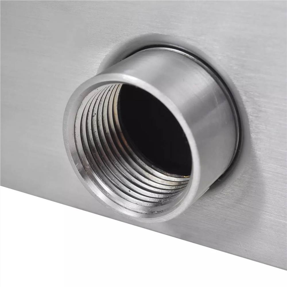 Rectangular Waterfall Pool Fountain Stainless Steel 150 cm