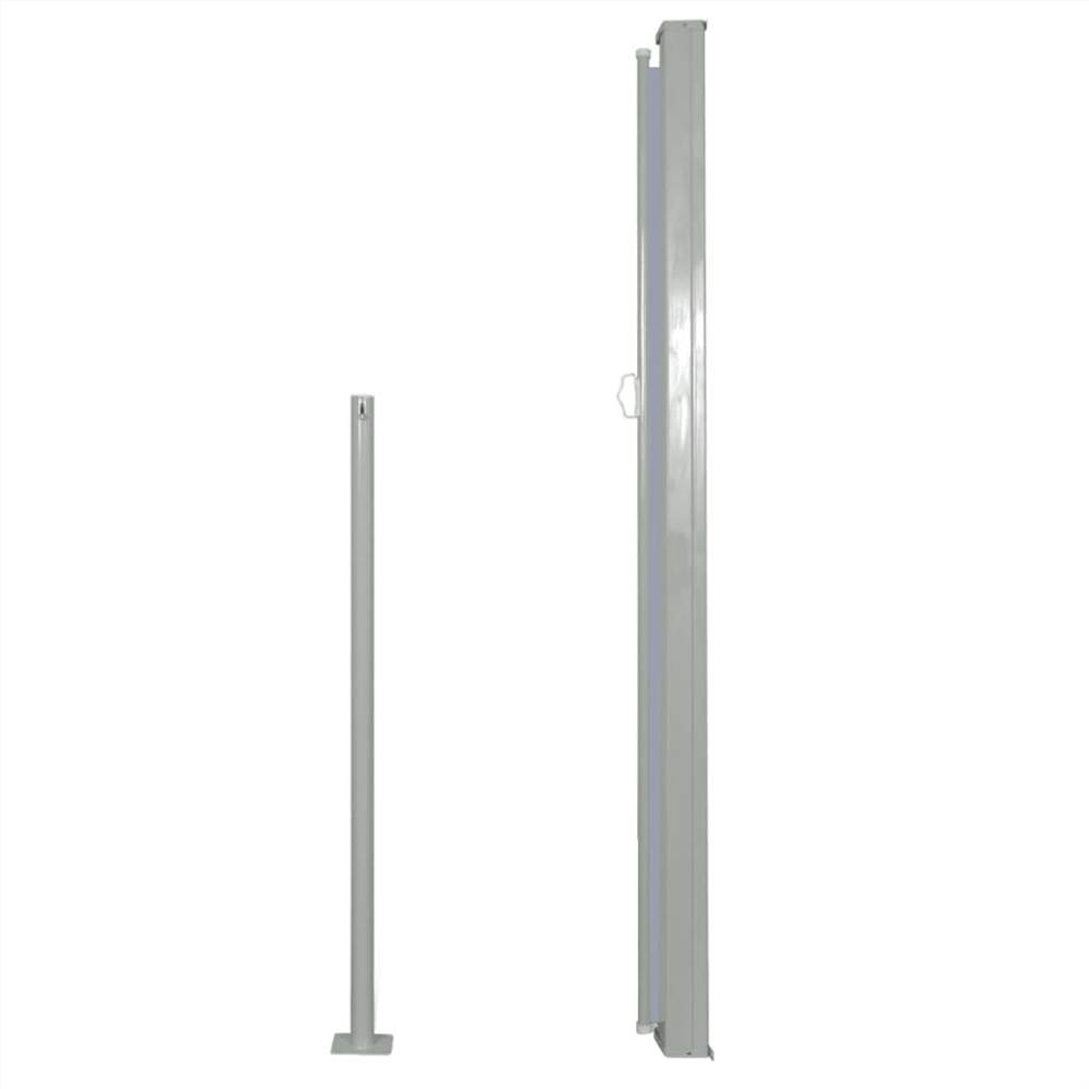 Retractable Side Awning 160 x 500 cm Grey