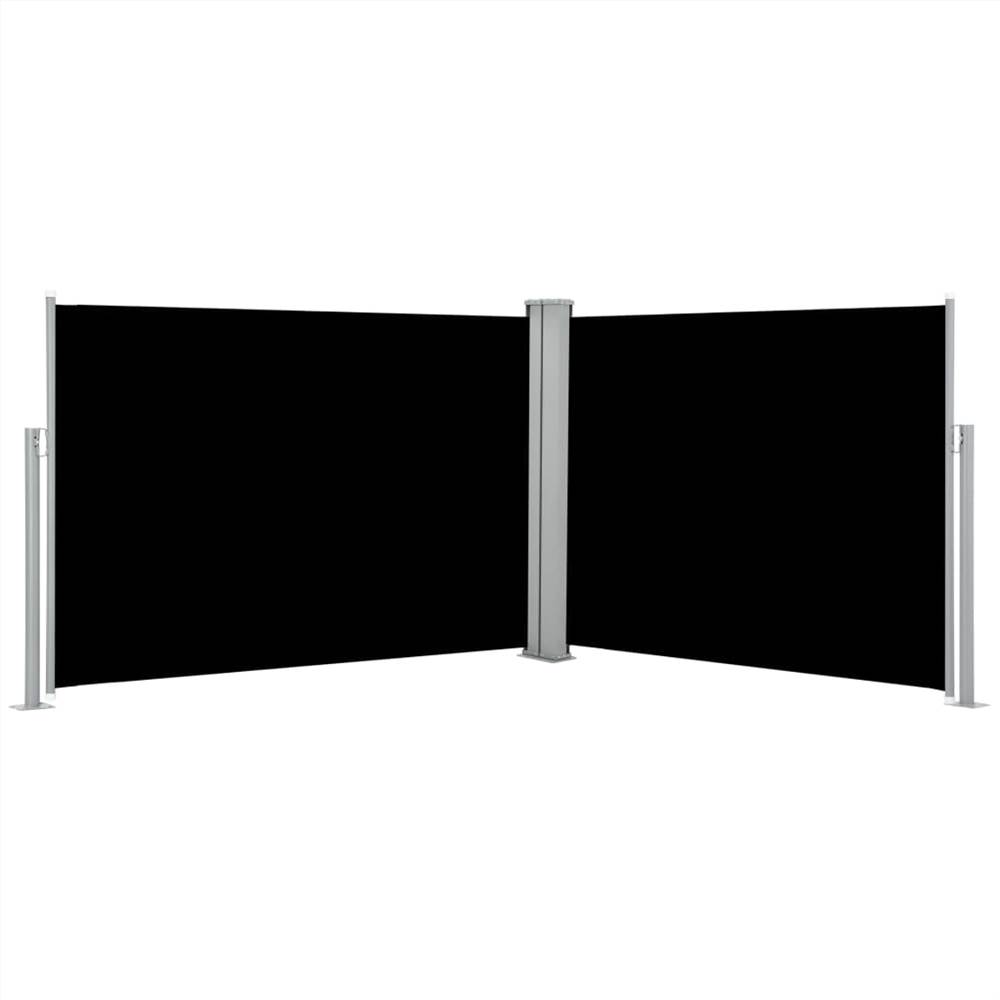 

Retractable Side Awning Black 100x1000 cm