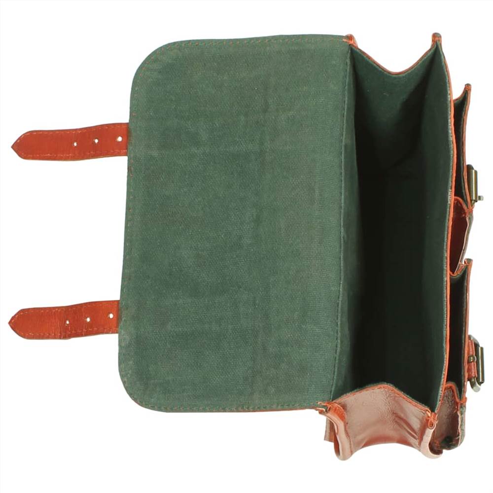 Satchel Bag Real Leather Tan