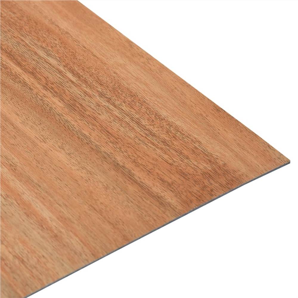 Selfadhesive Flooring Planks 5.11 m² PVC Light Wood