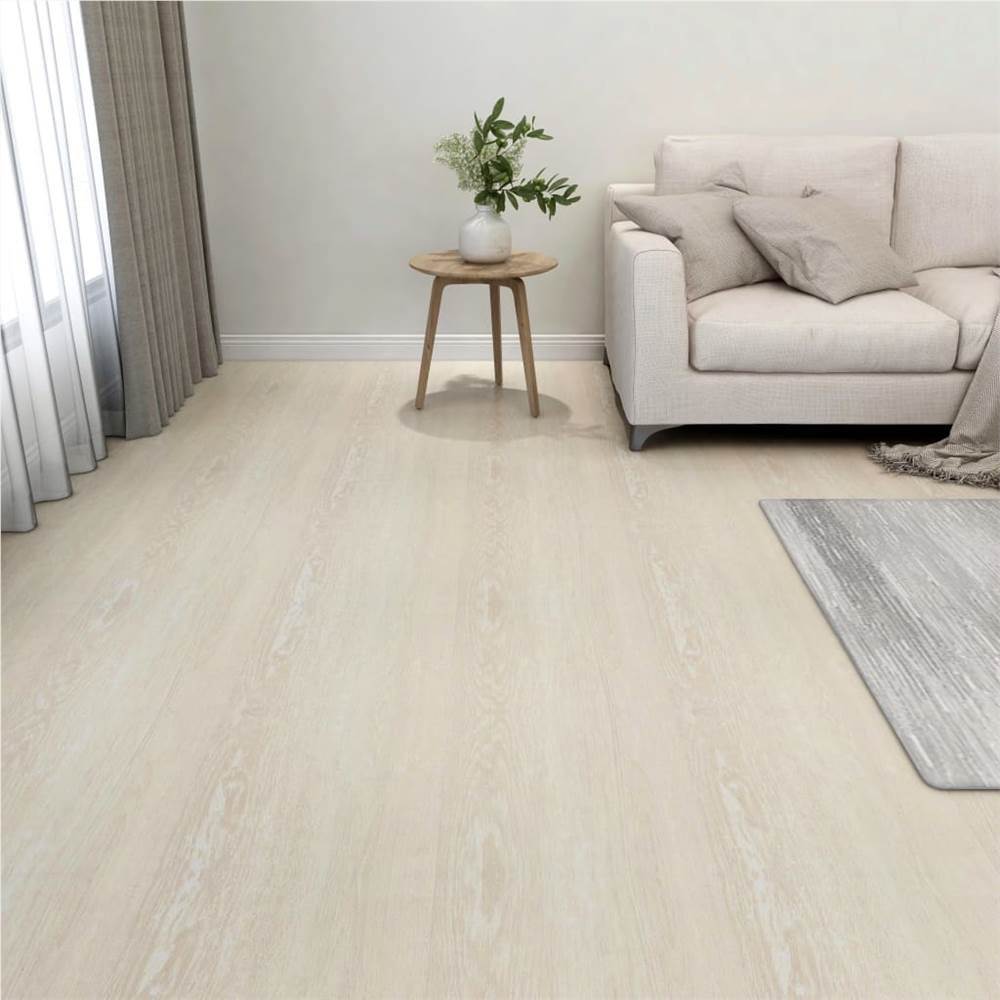 

Self-adhesive Flooring Planks 55 pcs PVC 5.11 m² Beige