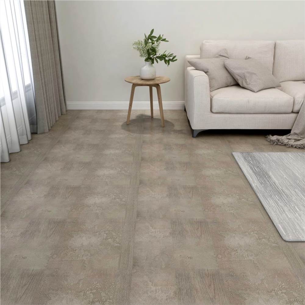 

Self-adhesive Flooring Planks 55 pcs PVC 5.11 m² Grey