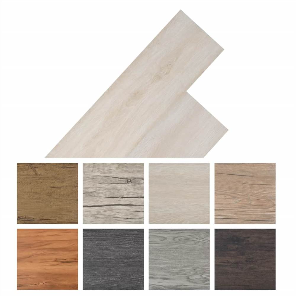 Self-adhesive PVC Flooring Planks 5.02m² 2mm Oak Classic White
