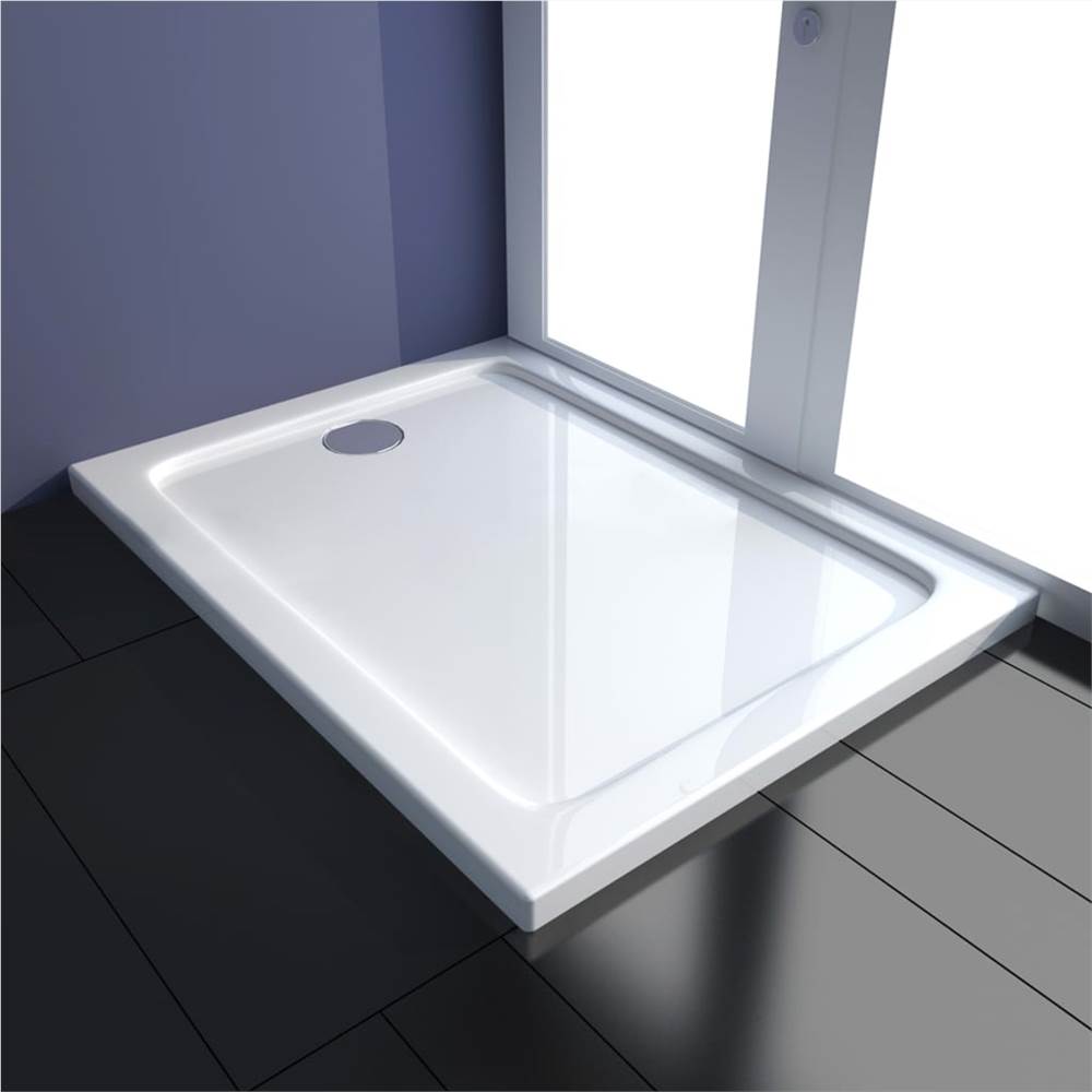 

Shower Base Tray ABS White 80x100 cm
